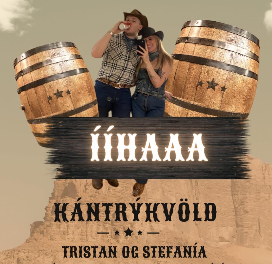 Kántríkvöld: Viðburðaspjald